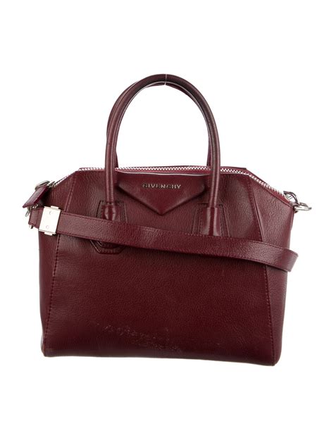 burgundy antigona bag givenchy|givenchy antigona bag sale.